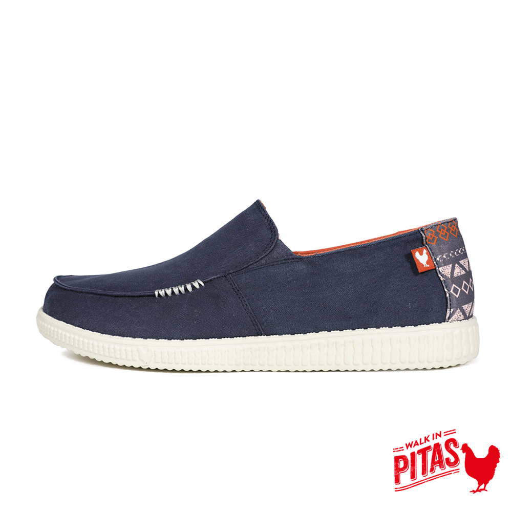 【Walk In Pitas】男鞋 WP150 INTI 超輕量懶人鞋(PI2436-047 陽橙湛藍)