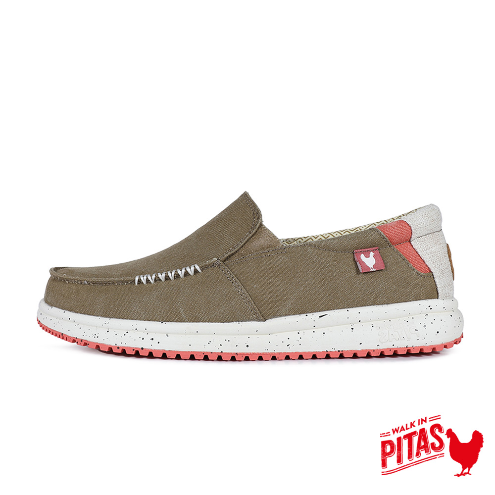 【Walk In Pitas】男鞋 WAVE INTAKI 時尚懶人鞋(PI2445-048 駱駝棕)