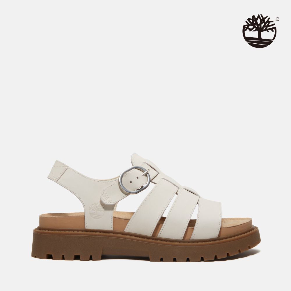 Timberland 女款象牙白漁夫涼鞋|A2Q1PEX4