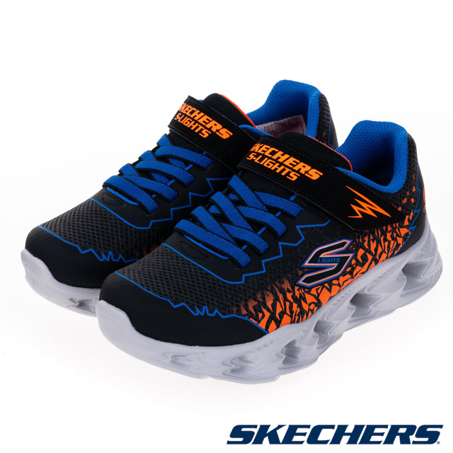 SKECHERS 童鞋 男童系列 燈鞋 VORTEX 2.0 寬楦款 - 400603WLBBOR