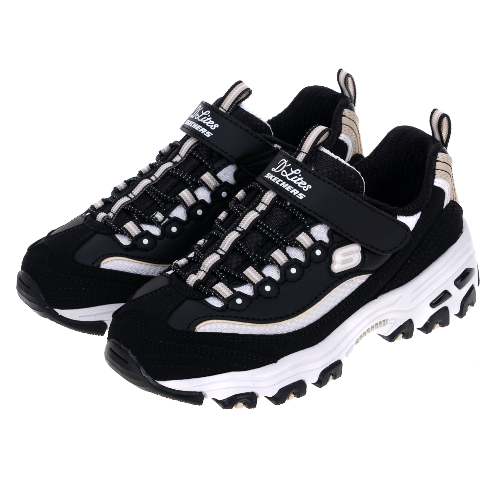 SKECHERS 童鞋 女童系列 DLITES - 302526LBKNT