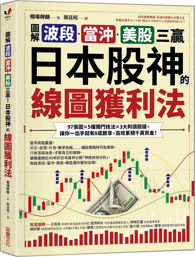 （圖解）波段、當沖、美股三贏！日本股神的線圖獲利法：97張圖╳5種獨門技法╳3大判讀關鍵，讓你一出手就有8成勝率，高效累積千萬資產！