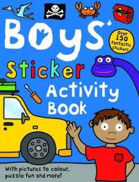 Boys Sticker Activity Book：男孩主題貼紙書（外文書）