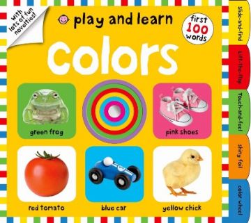 Colours（Play and Learn）色彩大輪盤（厚頁書）（外文書）