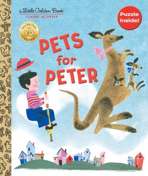 Pets for Peter Book and Puzzle (Little Golden Book) 彼得的寵物•小金書系列（外文書）(精裝)