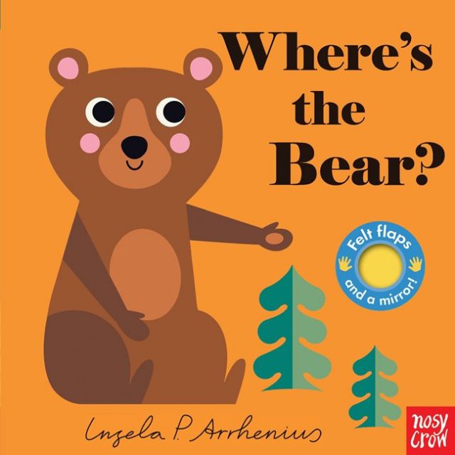 Wheres the Bear (Felt Flaps) 小熊在哪兒（不織布翻翻書）厚頁書（外文書）