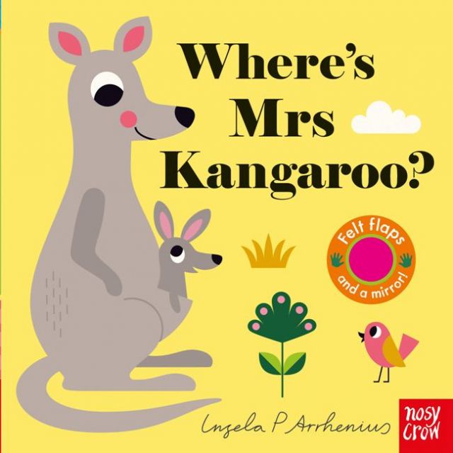 Wheres Mrs Kangaroo? (Felt Flaps) 袋鼠在哪兒（不織布翻翻書）厚頁書（外文書）