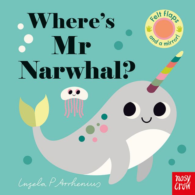 Wheres Mr Narwhal? (Felt Flaps) 獨角鯨在哪兒（不織布翻翻書）厚頁書（外文書）