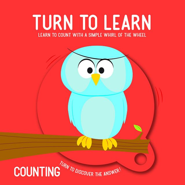 Fun Learning Wheel: Numbers 快樂轉盤：起步學數字（轉盤書）厚頁書（外文書）