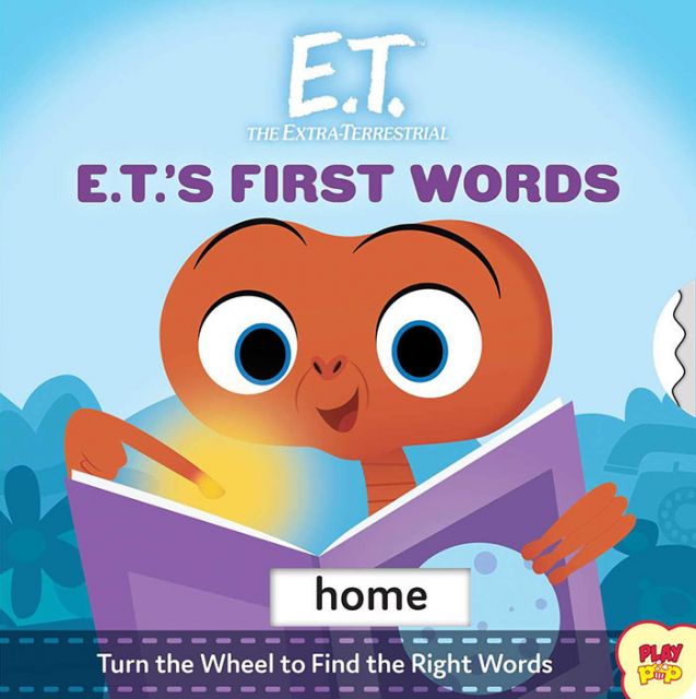 E.T. the Extra-Terrestrial: E.T.s First Words ET的第一句英文（轉盤書）厚頁書（外文書）