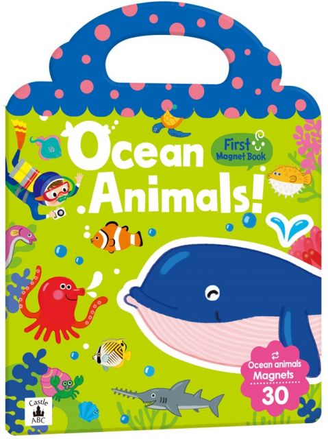 First Magnet Book－Ocean Animals（內含30個認知磁鐵＋3摺頁超大場景）