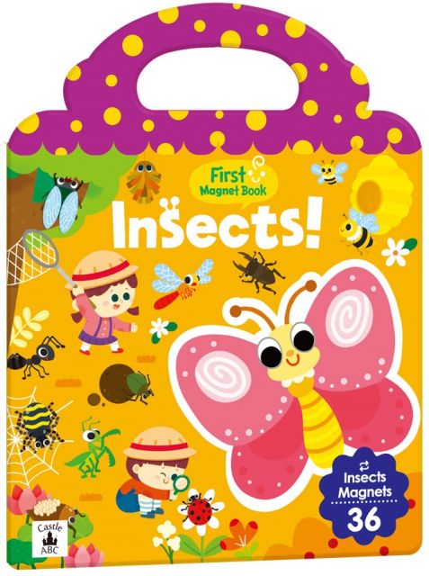 First Magnet Book－Insects（內含36個認知磁鐵＋3摺頁超大場景）