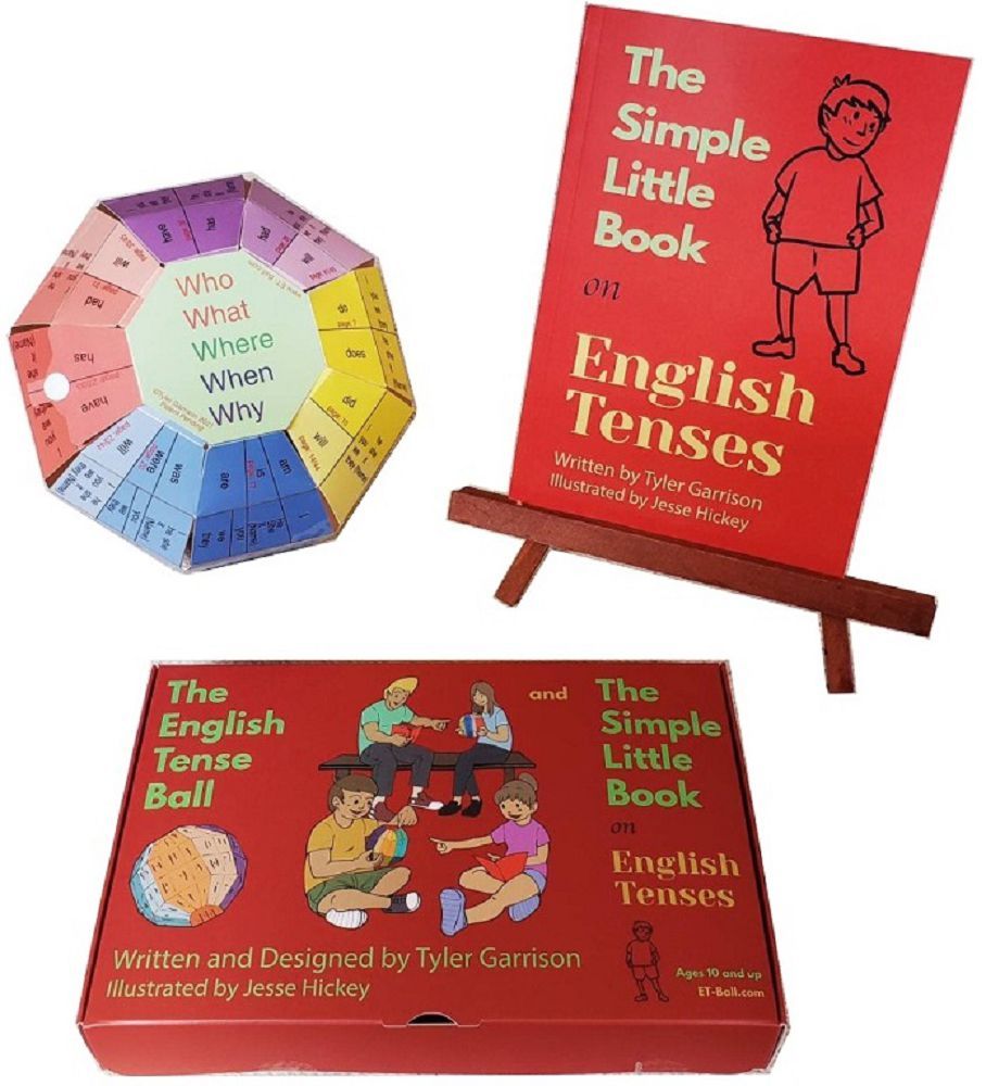 The English Tense Ball and The Simple Little Book on English Tenses（書＋教具盒組）
