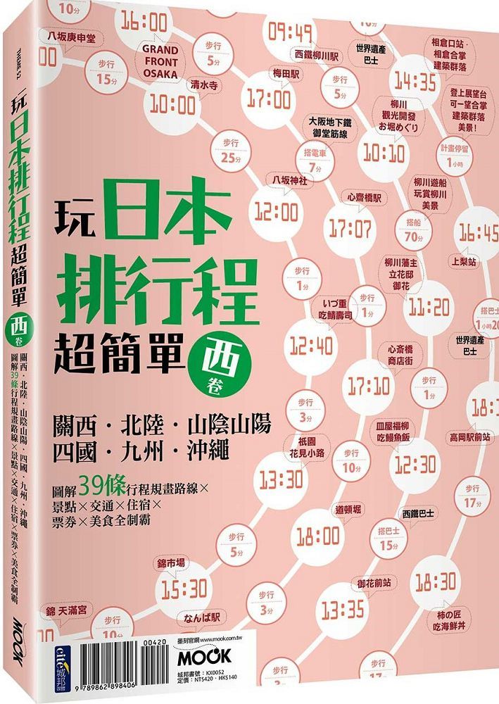 玩日本排行程超簡單（西卷）關西•北陸•山陰山陽•四國•九州•沖繩