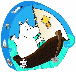 Moomin & The Sea 嚕嚕米與大海拼圖（外文書）