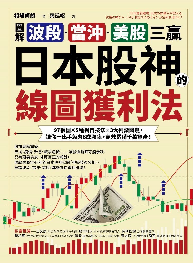 【圖解】波段、當沖、美股三贏！日本股神的線圖獲利法
