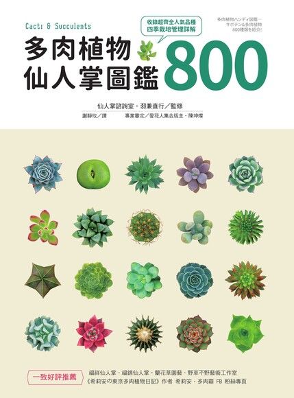多肉植物•仙人掌圖鑑800（電子書）