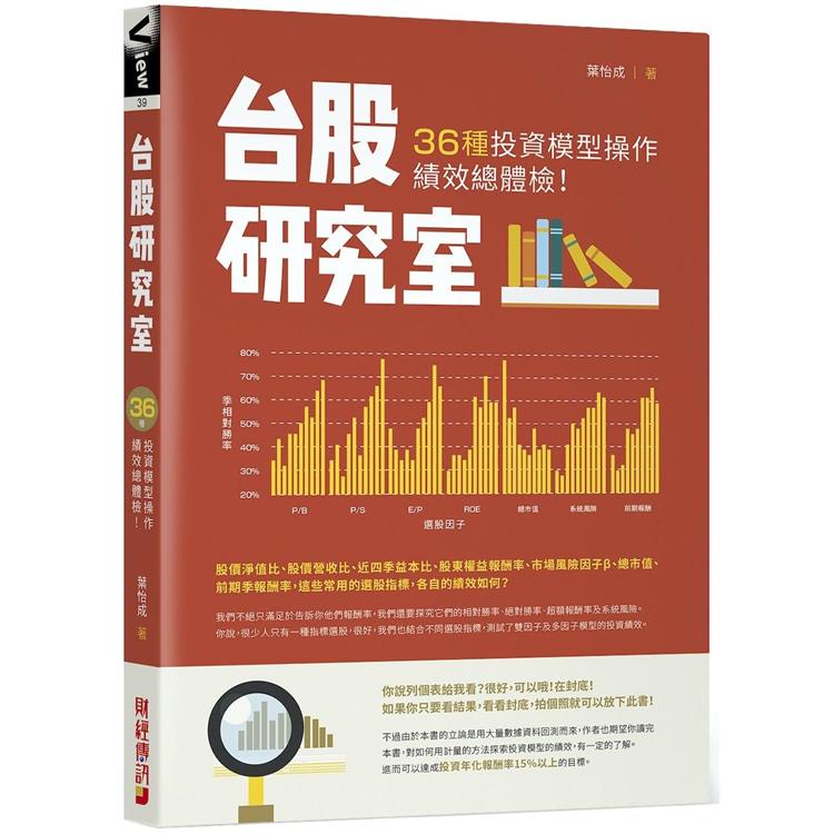 臺股研究室：36種投資模型操作績效總體檢！