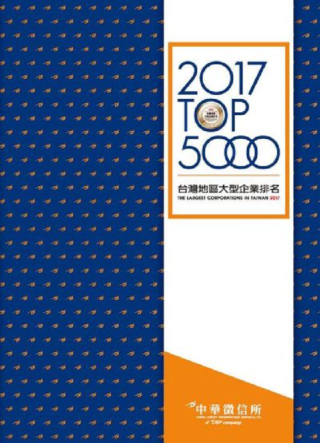 2017臺灣地區大型企業排名Top 5000(電子書)