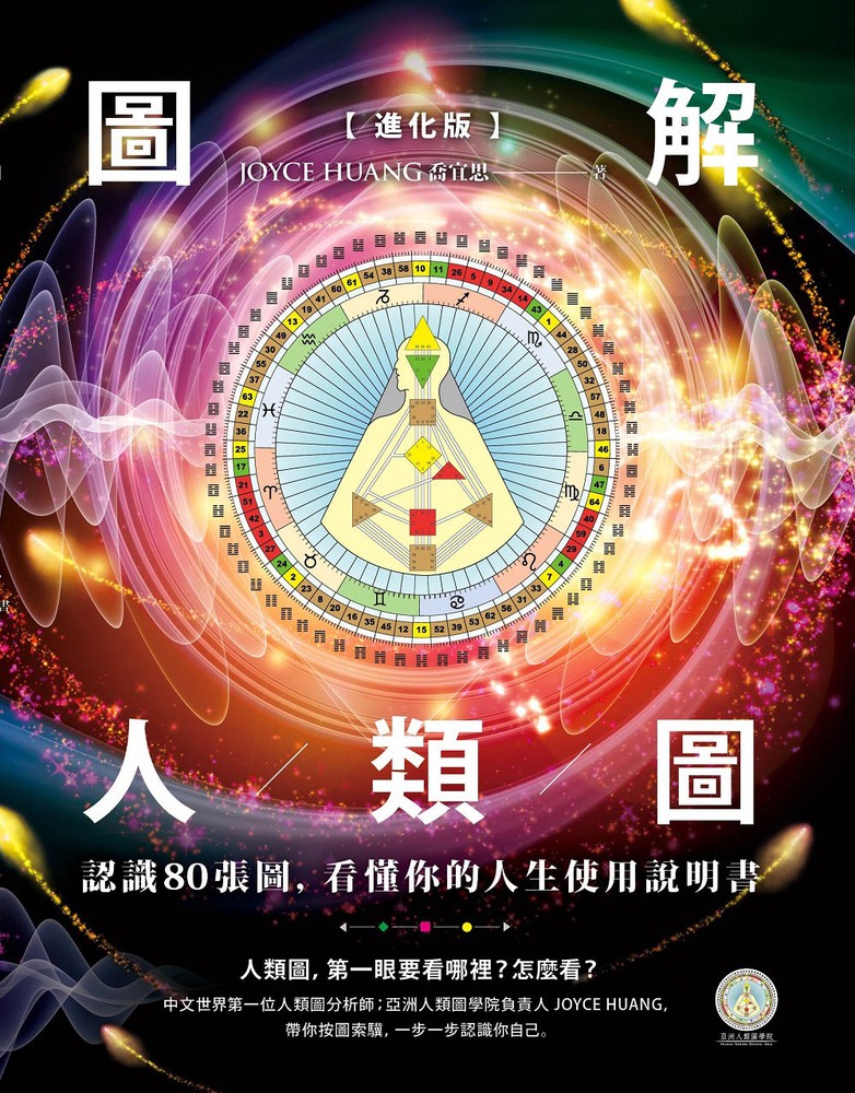 【進化版】圖解人類圖：認識80張圖，看懂你的人生使用說明書