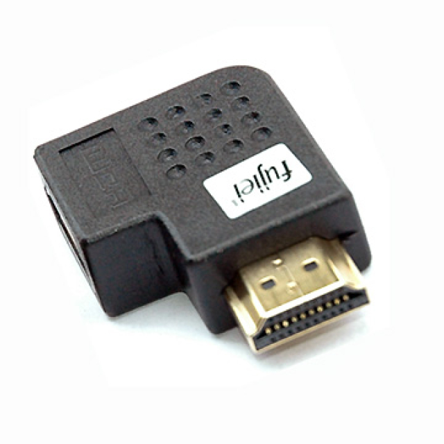 fujiei HDMI公轉HDMI母 鍍金90度L型側插轉接頭