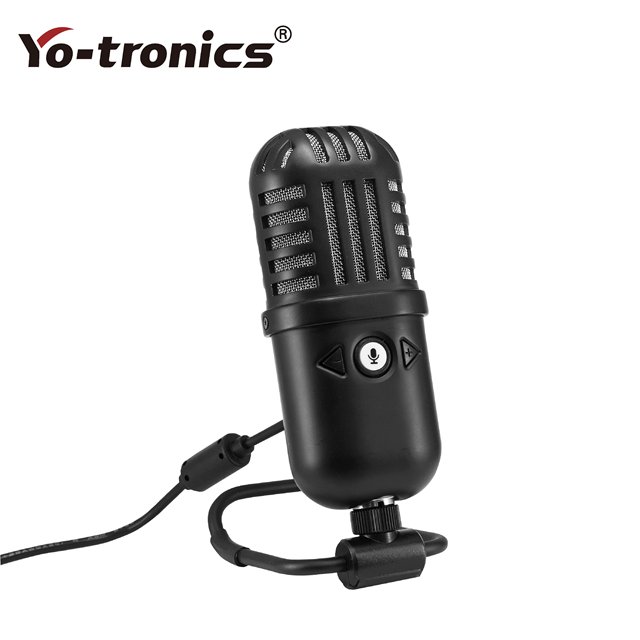 【Yo-tronics】桌上型直播錄音用高音質指向性USB麥克風