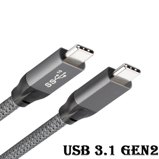 USB3.1 Gen2 Type-C(公) to Type-C(公) 100W PD快速充電傳輸線影音線-1.5M(USB-C to USB-C)