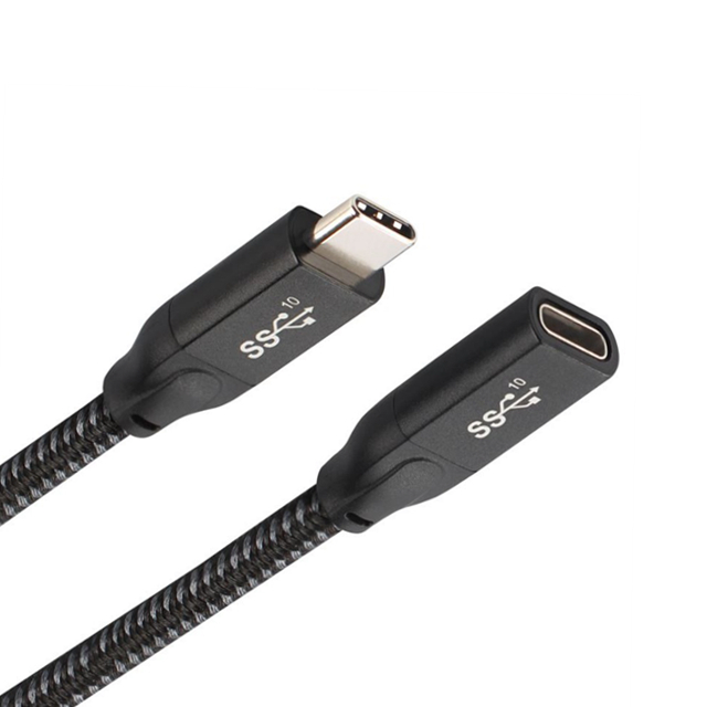 USB3.1 Gen2 Type-C(公) to Type-C(母) 專用延長線-1.8M(USB-C to USB-C)