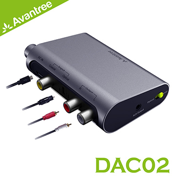 Avantree DAC02 數位類比音源轉換器(同軸/光纖 轉RCA/3.5mm音訊)