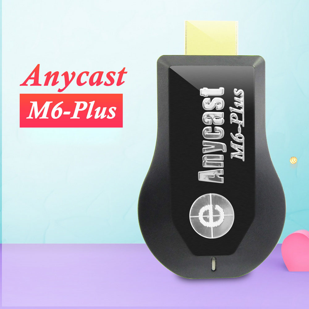 【六代M6-Plus】高畫質款Anycast全自動無線HDMI影音傳輸器(送4大好禮)