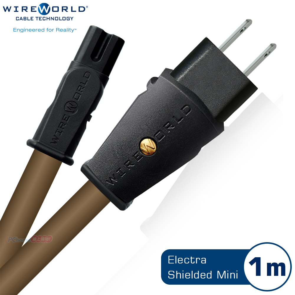 美國 WireWorld Electra Shielded Mini 8字頭電源線 - 1m (Power Cord)