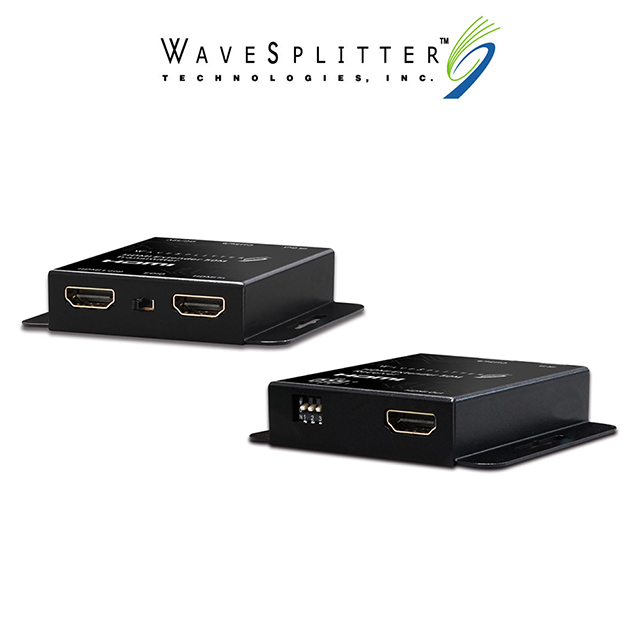 WAVESPLITTER 威世波 HDMI 1080P PoC & IR 單一網路線延長器-帶近端輸出 50m (WST-PEX004)