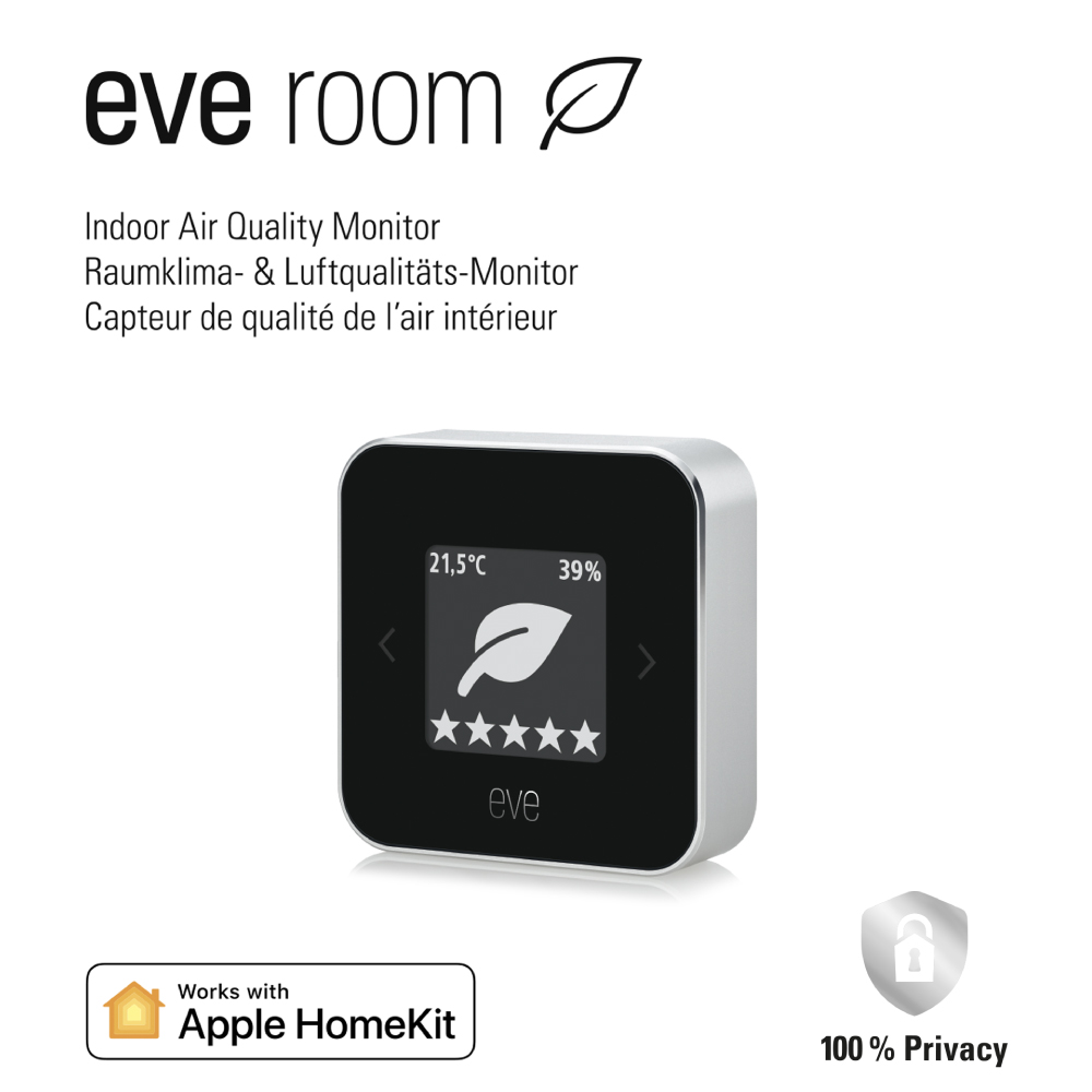 Eve Room 空氣質量監測儀（Apple HomeKit iOS）