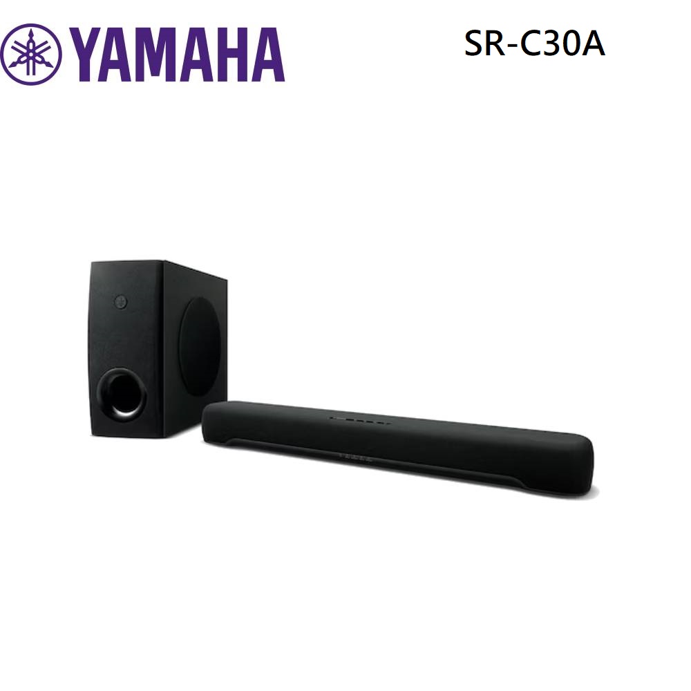 YAMAHA 山葉 SR-C30A 藍牙 數位音響投射器 SoundBar (含重低音)