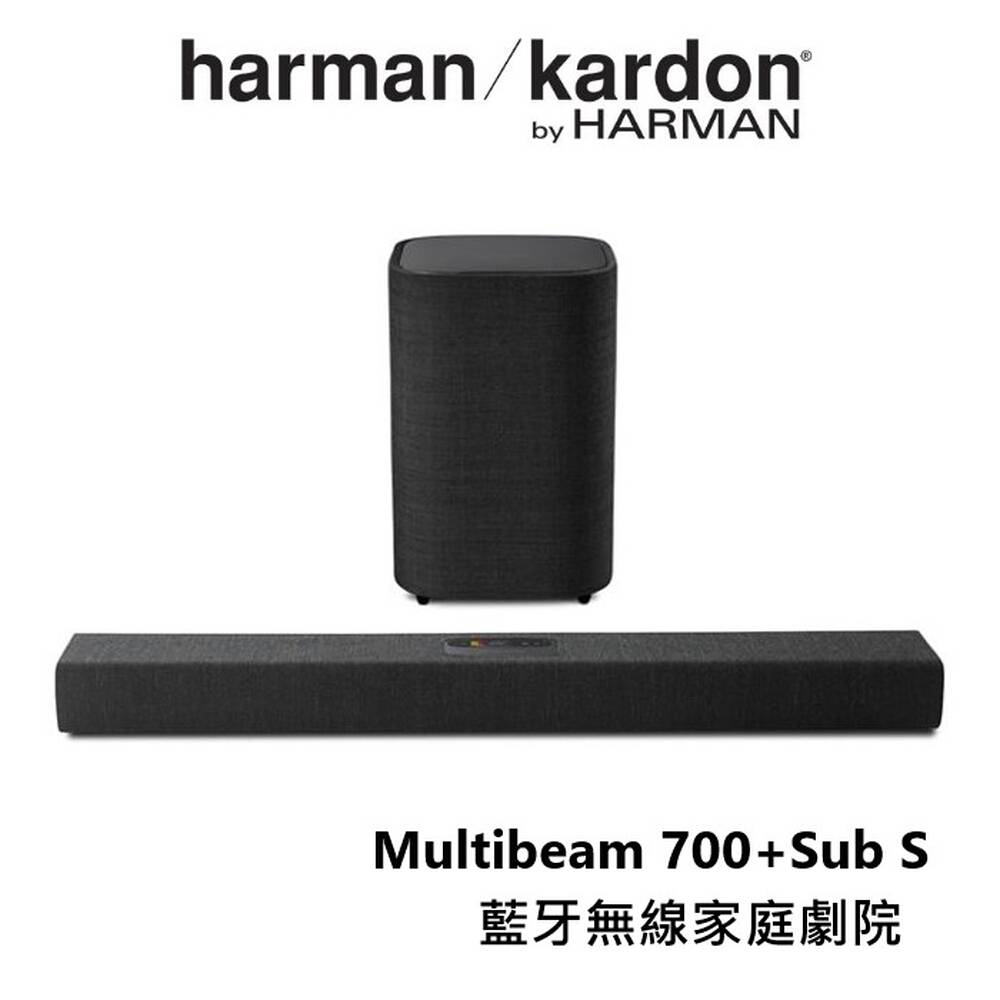 Harman Kardon 哈曼卡頓 Citation MultiBeam 700+Citation Sub S 家庭劇院組 聲霸+低音 黑色