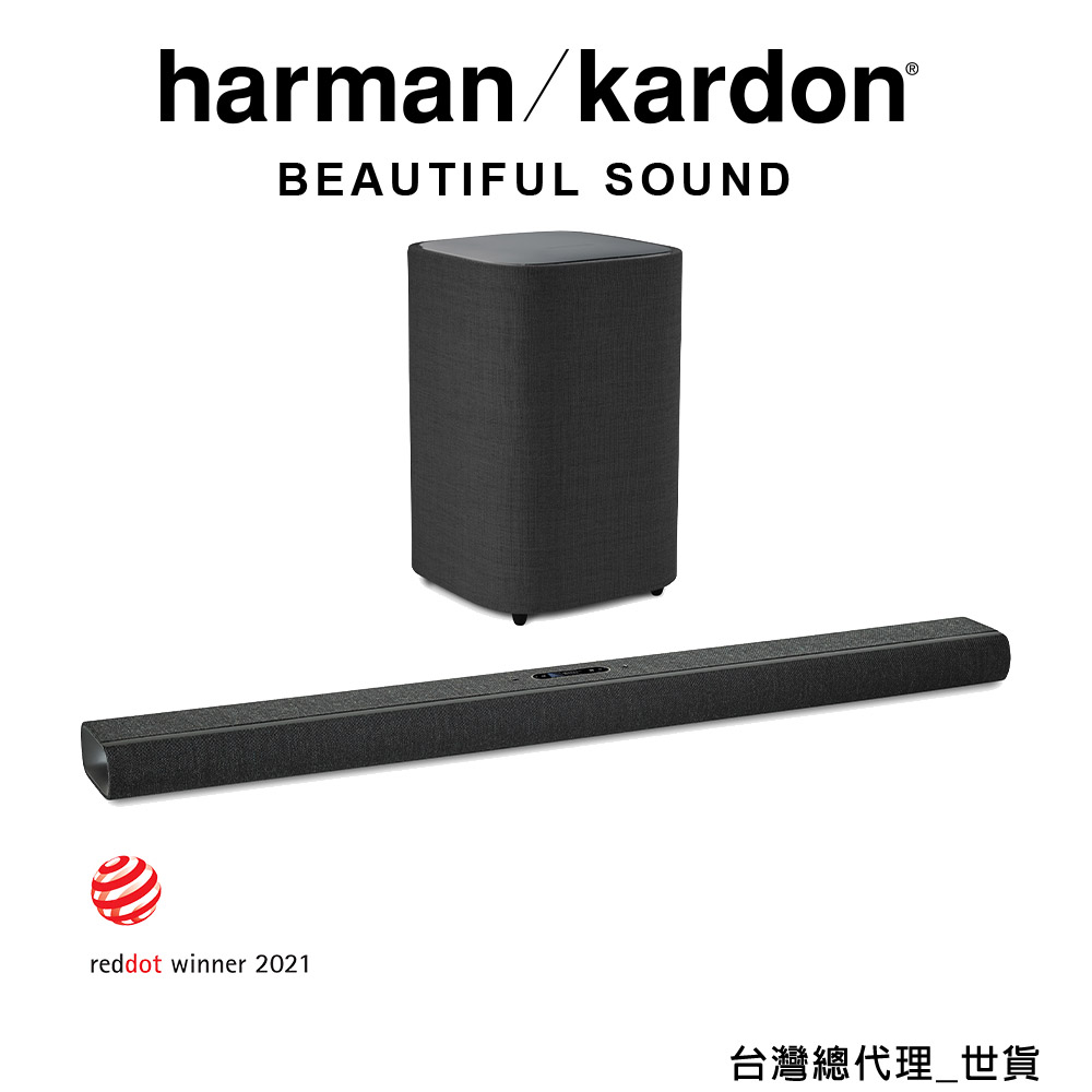 harman kardon Citation Multibeam 1100 聲霸+Sub S 無線超低音喇叭 (黑色)