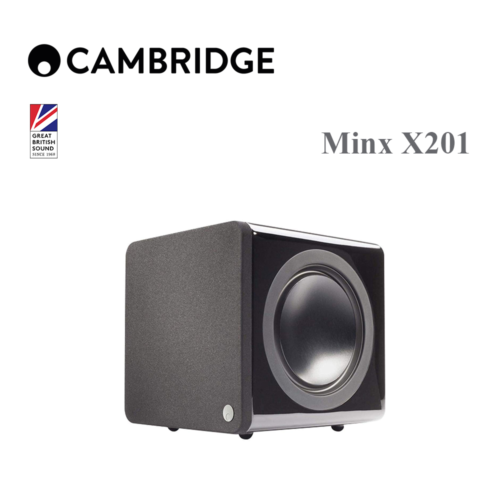 英國 Cambridge 6吋超低音喇叭MINX X201【黑色】