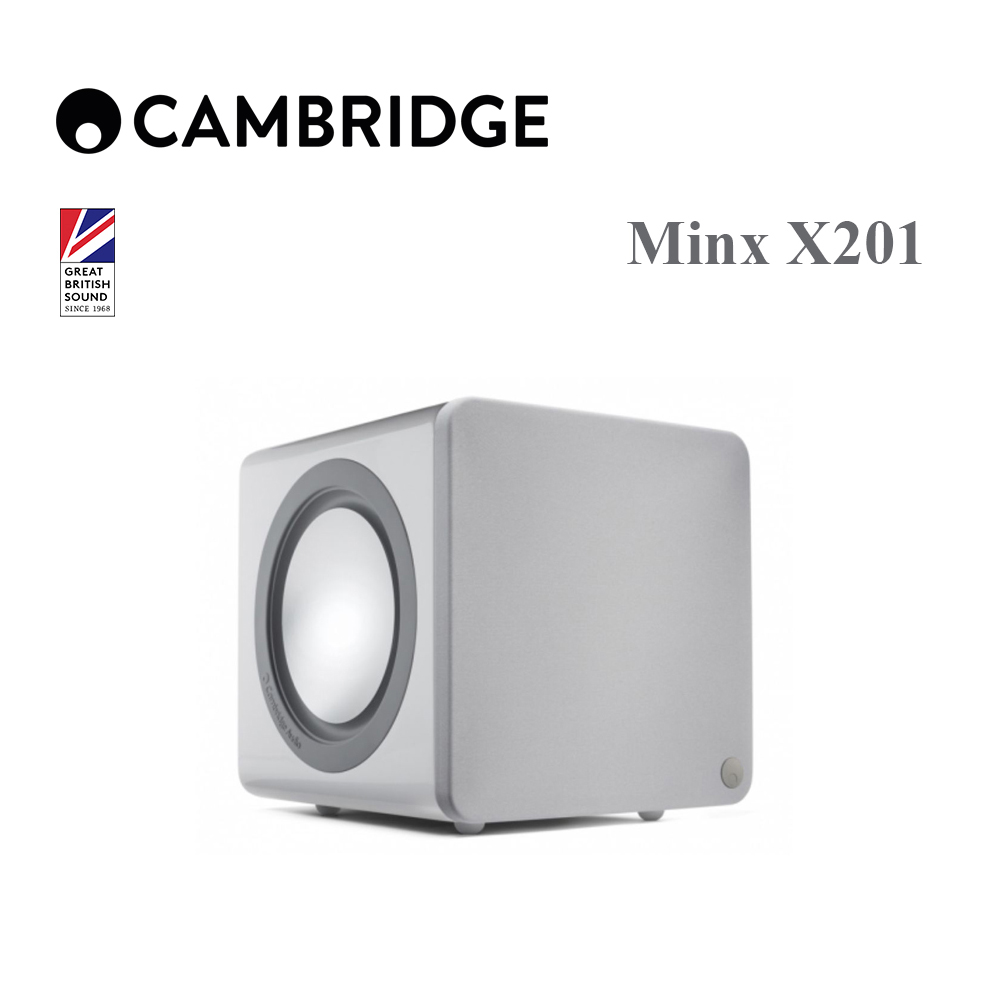 英國 Cambridge 6吋超低音喇叭MINX X201【白色】