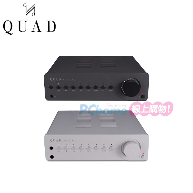 QUAD Vena II Play 串流綜合擴大機 (黑色/銀色)