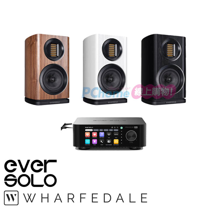 Eversolo PLAY CD版 串流擴大機+Wharfedale EVO 4.1 書架喇叭(一對)