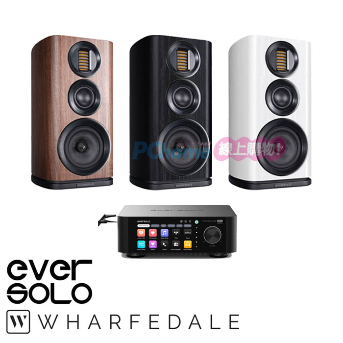 Eversolo PLAY CD版 串流擴大機+Wharfedale EVO 4.2 書架喇叭(一對)