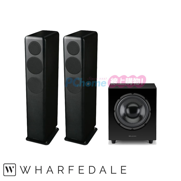 Wharfedale Diamond D330 落地喇叭+WH-D10 重低音喇叭(黑/白色)