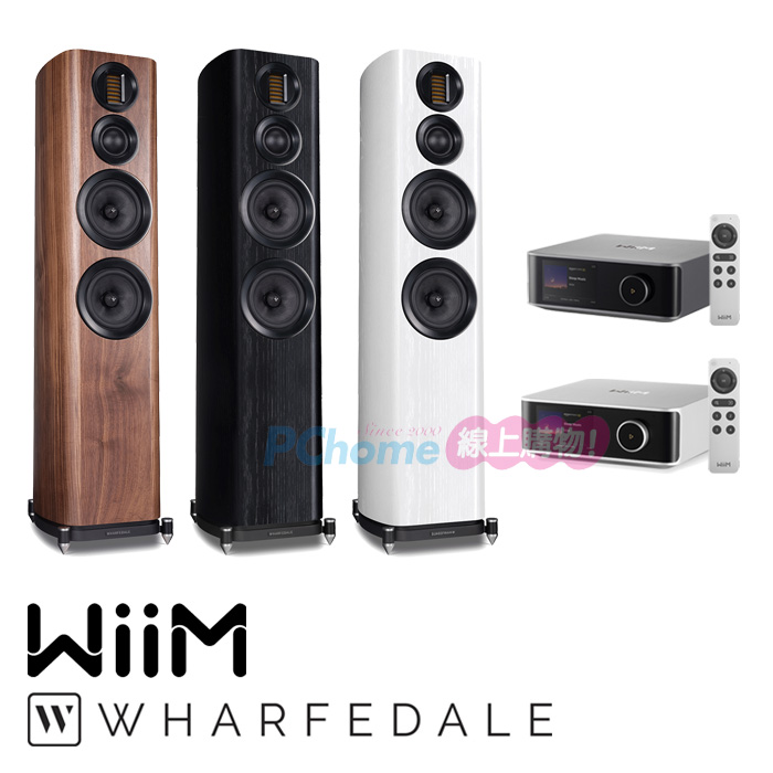 WiiM AMP Ultra 串流綜合擴大機+Wharferdale EVO 4.4 落地喇叭(1對)