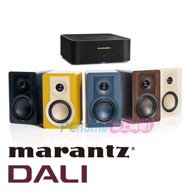 MARANTZ 馬蘭士 MODEL M1 串流綜合擴大機+DALI KUPID 書架喇叭(1對)