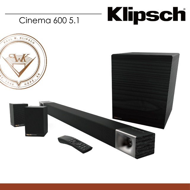 Klipsch Cinema 600 5.1聲道劇院組
