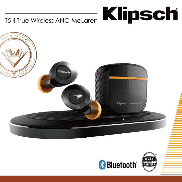 Klipsch T5 II True Wireless ANC-麥拉倫聯名款