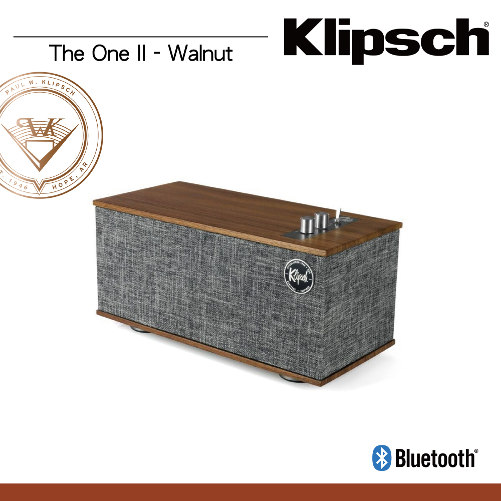 【Klipsch】The One II - Walnut 藍牙喇叭 「中世紀典雅風格」