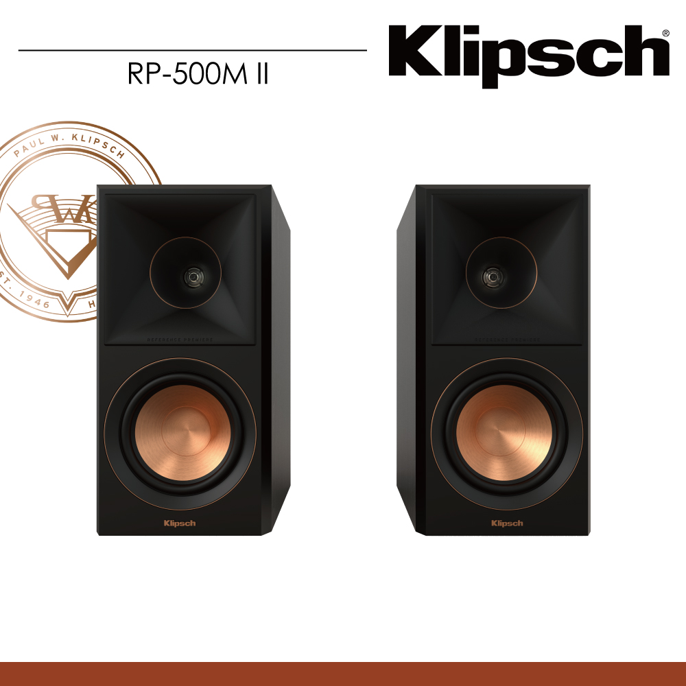 Klipsch 古力奇 RP-500M II書架式喇叭