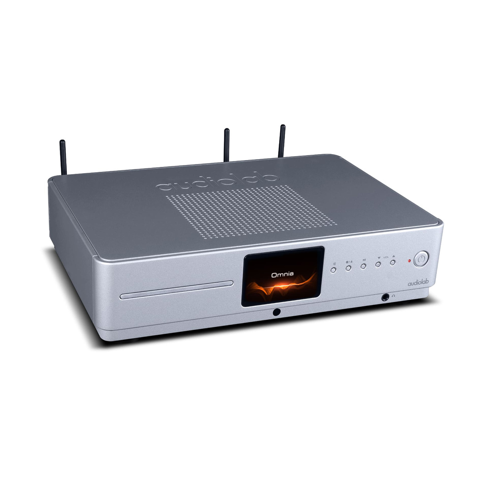 英國 Audiolab OMNIA 前級/DAC 串流CD 綜合擴大機 銀色