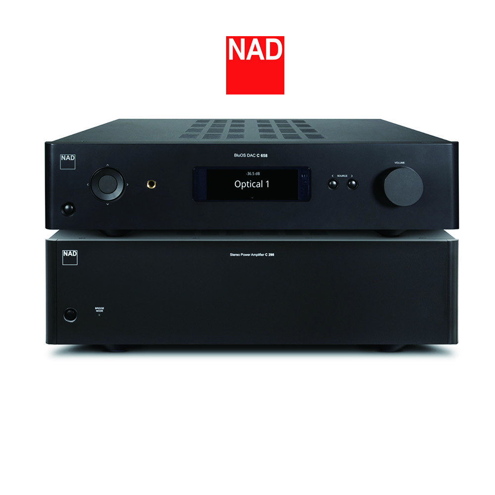 NAD NAD C658 BluOS 串流DAC前級+ C298全平衡立體聲後級